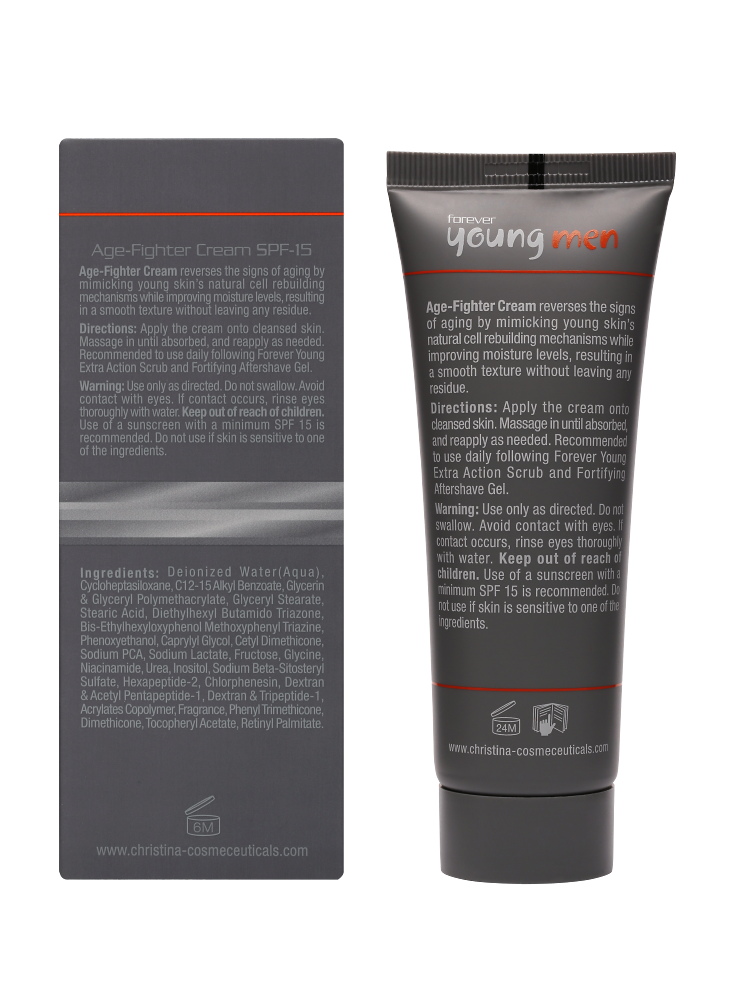 Forever Young Men Age-Fighter Cream SPF 15