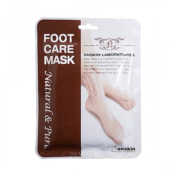 маска для ног увлажняющая anskin natural & pure foot moistur