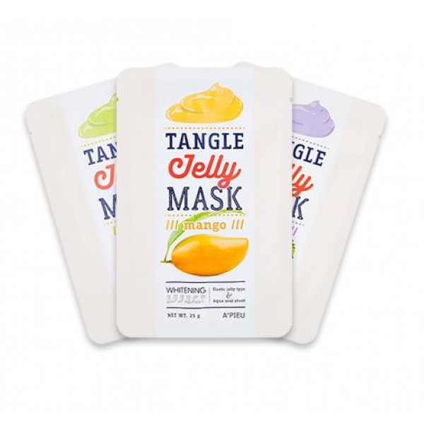 маска для лица тканевая a'pieu tangle jelly mask