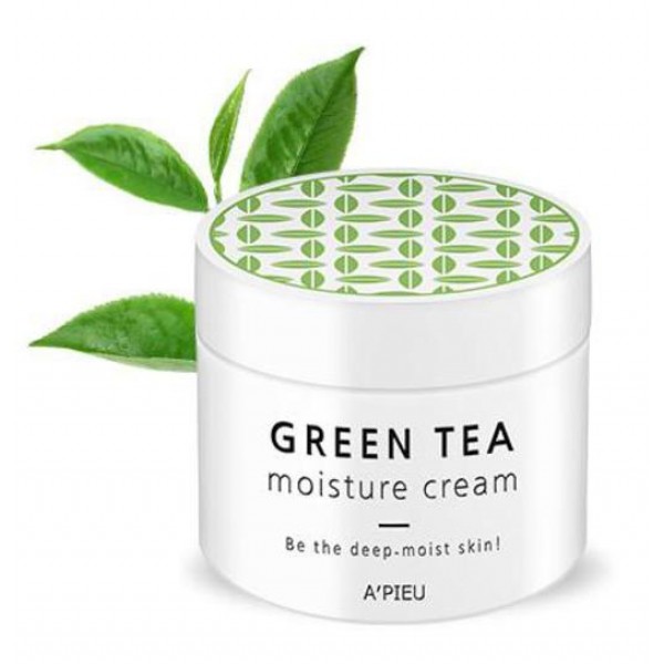 крем для лица увлажняющий a'pieu green tea seed moisture cre
