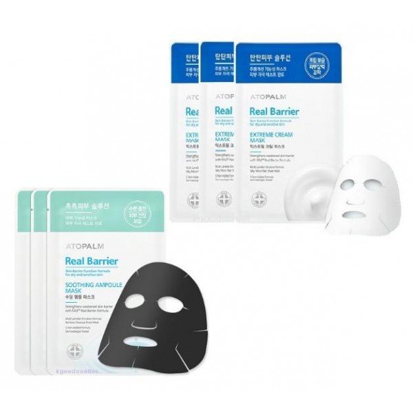 маска тканевая для лица
 atopalm mask real barrier