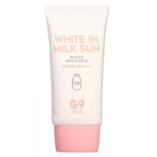 крем солнцезащитный легкий berrisom g9 skin white in milk su
