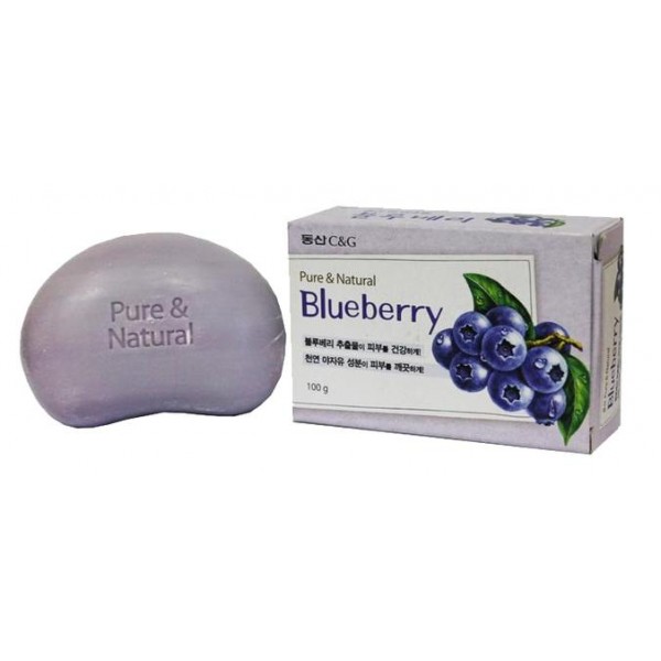 мыло туалетное с экстрактом черники clio blueberry soap