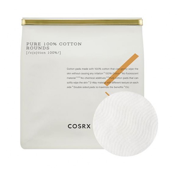 хлопковые пады cosrx pure 100% cotton rounds