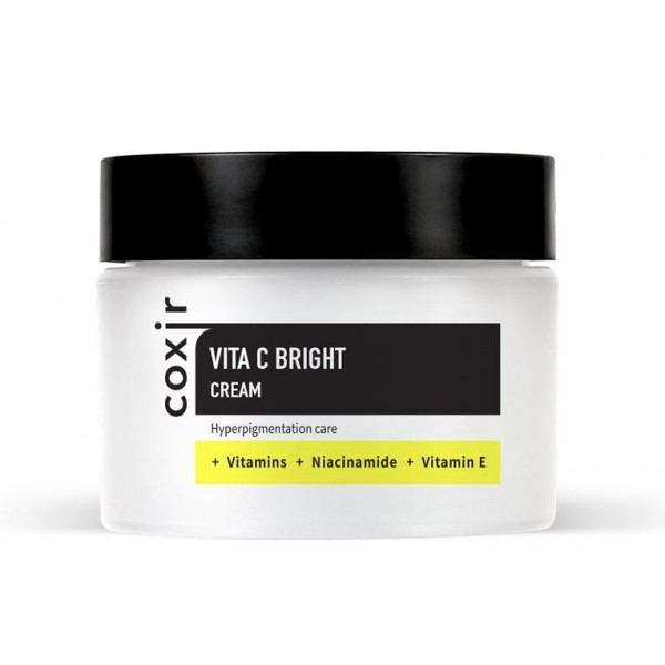 крем выравнивающий тон кожи с витамином с coxir vita c brigh