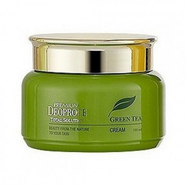 крем на основе зеленого чая deoproce premium greentea total 