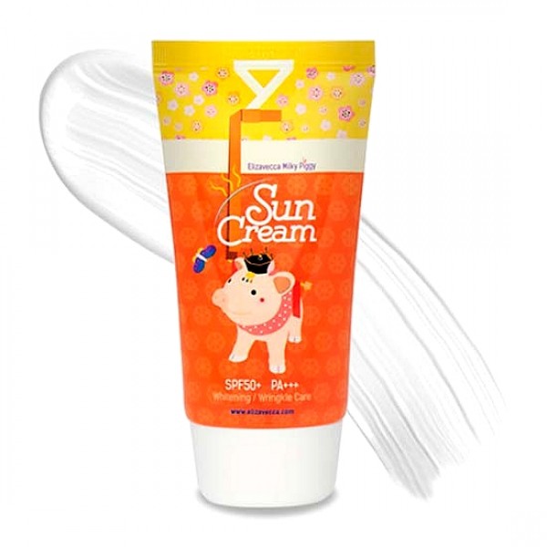 солнцезащитный крем spf50+ pa+++ elizavecca sun cream spf50+