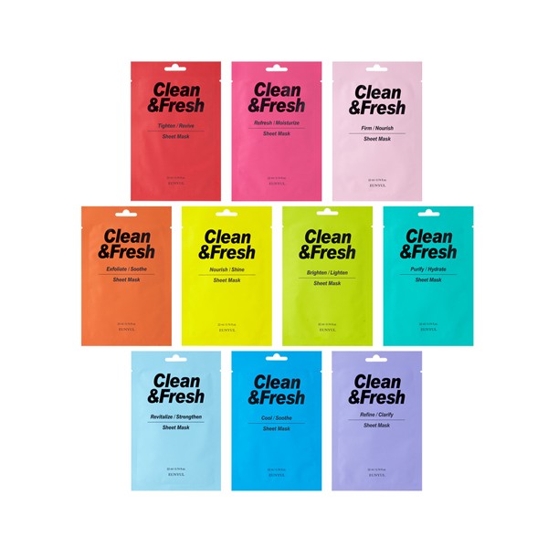 тканевая маска для лица eunyul clean & fresh sheet mask