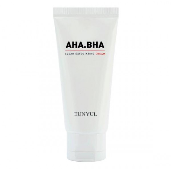 обновляющий крем с aha и bha кислотами для чистой кожи eunyu