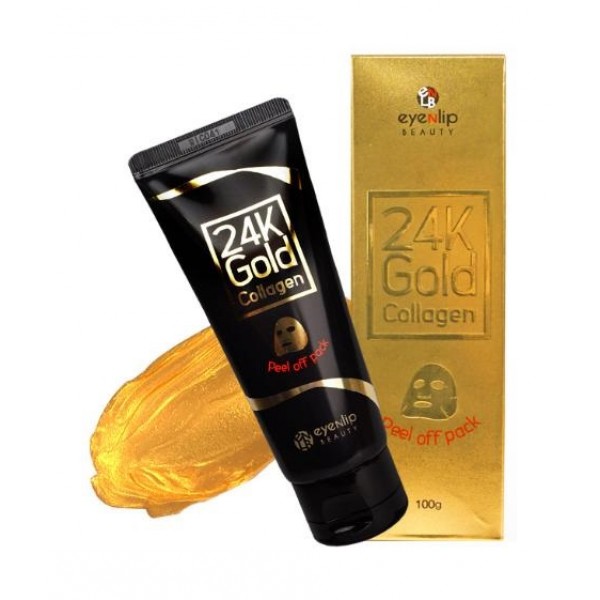 маска-пленка очищающая с 24к золотом eyenlip 24k gold collag