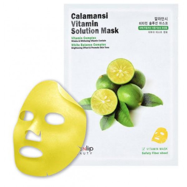 маска для лица тканевая витаминная eyenlip calamansi vitamin