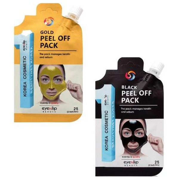 маска-пленка глубокого очищения eyenlip peel off pack