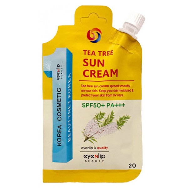 крем для лица солнцезащитный eyenlip tea tree sun cream spf5