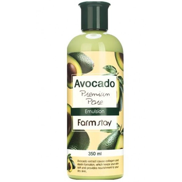 антивозрастная эмульсия с экстрактом авокадо farmstay avocad