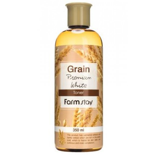выравнивающий тонер с экстрактом ростков пшеницы farmstay gr