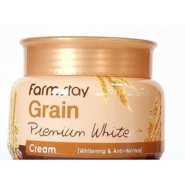 осветляющий крем с маслом ростков пшеницы farmstay grain pre
