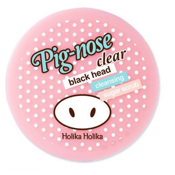 очищающий сахарный скраб holika holika pig nose clear black 