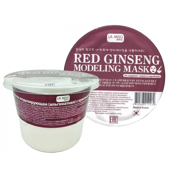 маска моделирующая с красным женьшенем la miso red ginseng m