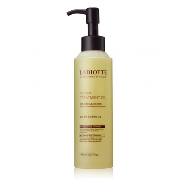масло питательное для волос labiotte silk hair treatment oil