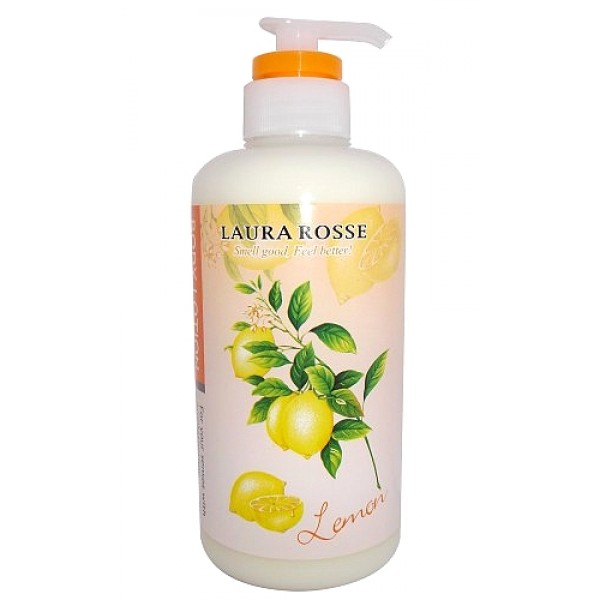 лосьон-молочко для тела ароматерапия - лимон laura rosse bod