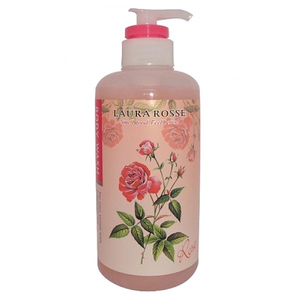 жидкое мыло для тела “ароматерапия - роза” laura rosse body 