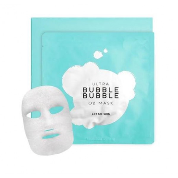 маска пузырьковая let me skin ultra bubble o2 mask