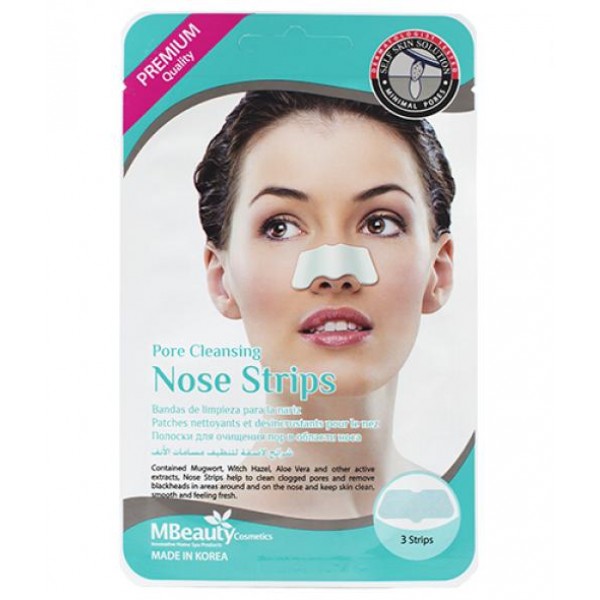 маски-полоски для очищения пор в области носа mbeauty pore c