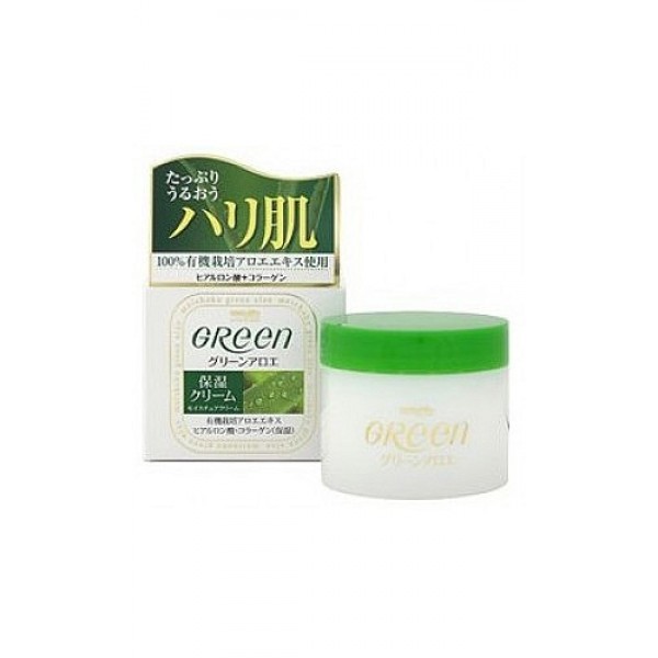 увлажняющий крем для сухой кожи лица meishoku green plus alo