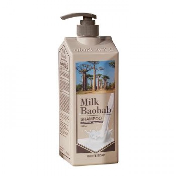 шампунь для волос с ароматом белого мыла milkbaobab shampoo 