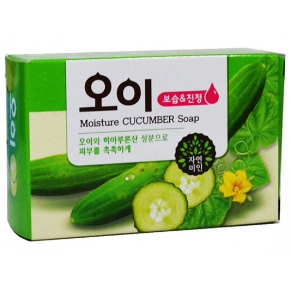 мыло огуречное mukunghwa moisture cucumber soap