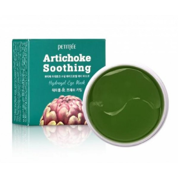 патчи для глаз гидрогелевые с артишоком petitfee artichoke s