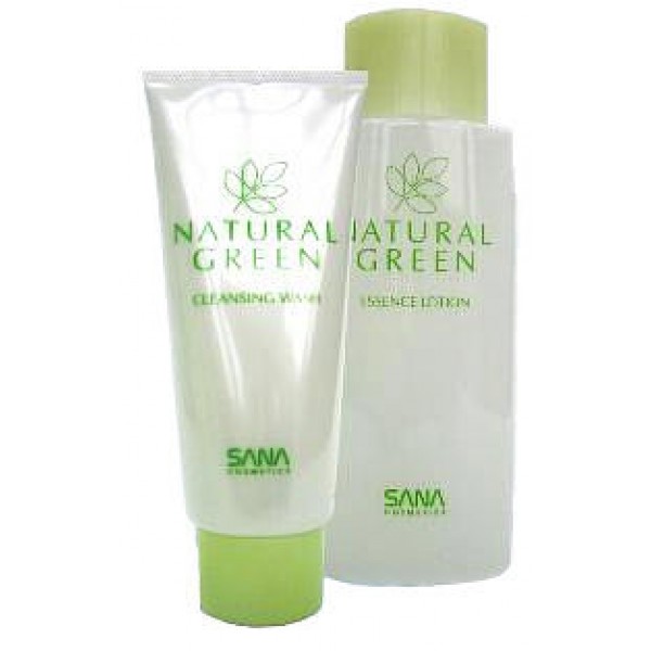 пенка-энерготоник для чувствительной кожи sana natural green