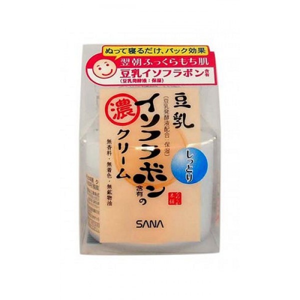 ночной питательный крем sana soy milk night cream