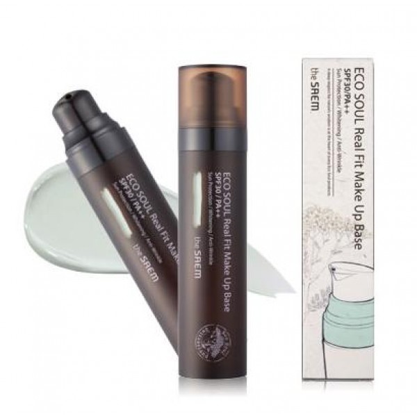 база под макияж the saem eco soul real fit makeup base spf30