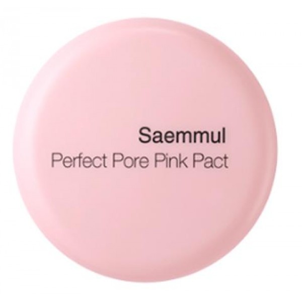 пудра компактная розовая the saem saemmul perfect pore pink 