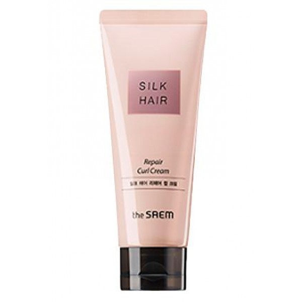 крем-контур для вьющихся волос the saem silk hair repair cur