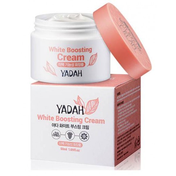 крем для лица осветляющий yadah white boosting cream