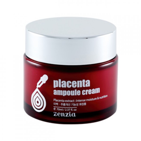 крем для лица с плацентой zenzia  placenta ampoule cream