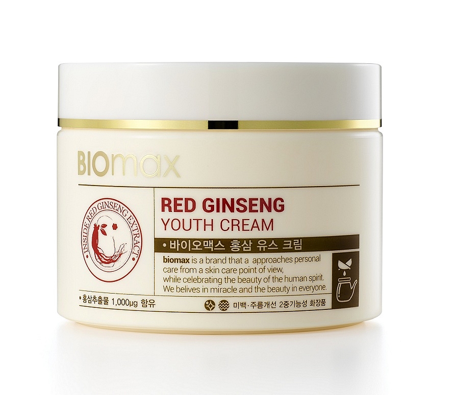 крем для с экстрактом красного женьшеня biomax red ginseng y