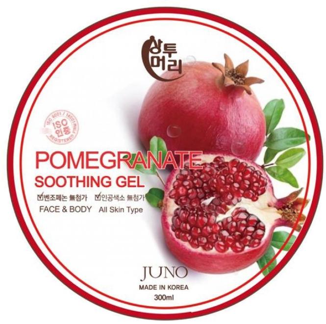 успокаивающий гель с экстрактом граната juno pomegranate soo