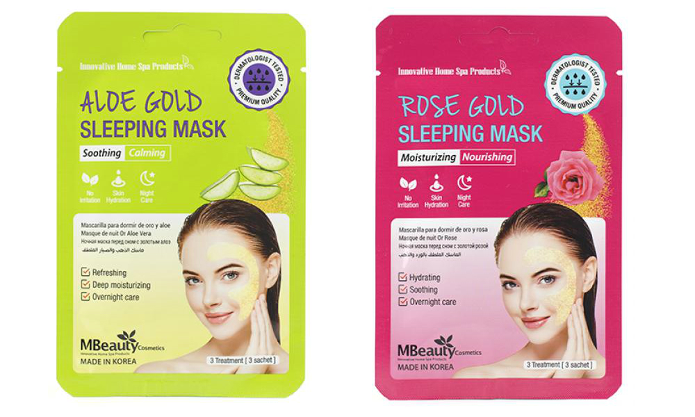 ночная маска для лица mbeauty gold sleeping mask