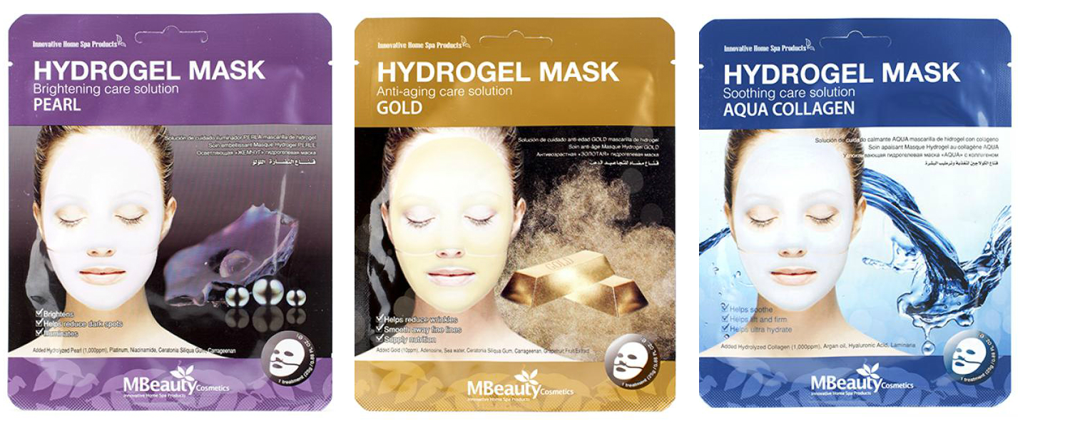 гидрогелевая маска для лица mbeauty hydrogel mask