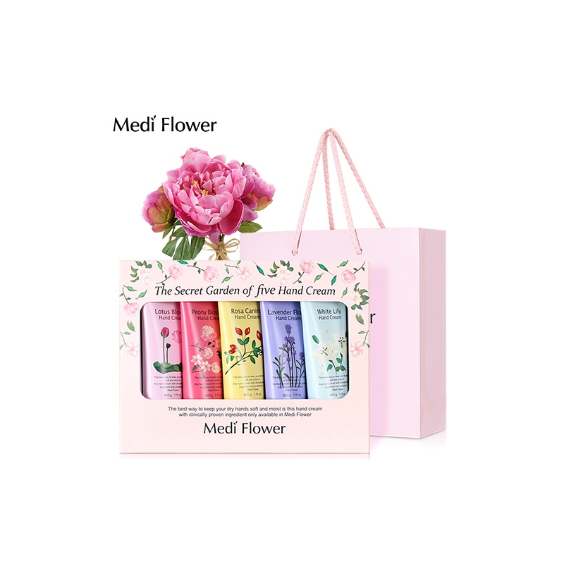 подарочный набор кремов для рук «цветочный сад» medi flower 