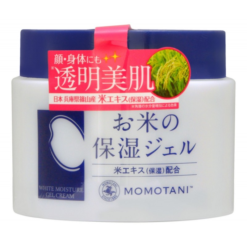 увлажняющий крем с экстрактом риса для лица и тела momotani 