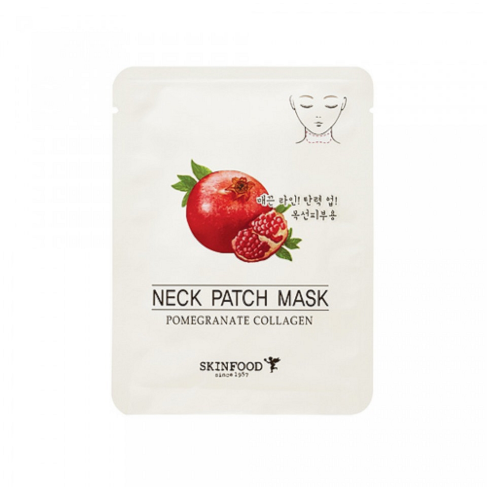 маска для шеи антивозрастная
 skin food  pomegranate collage