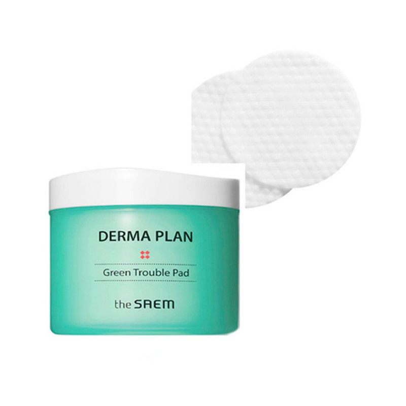 диски-пилинг для чувствительной кожи the saem derma plan gre