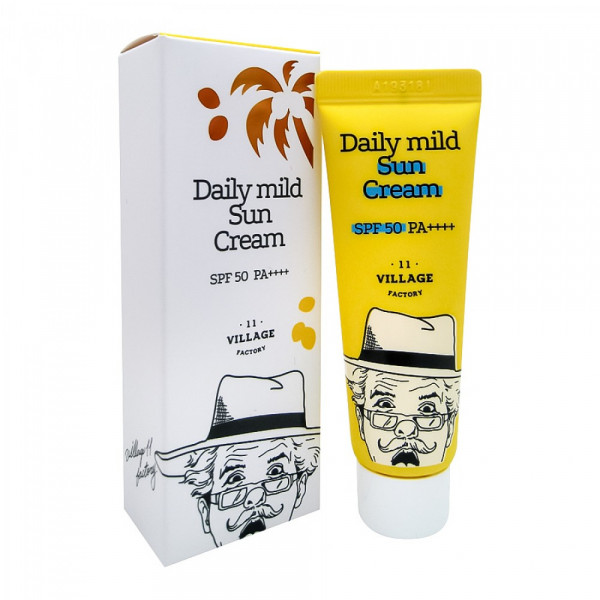 солнцезащитный крем village 11 factory daily mild sun cream 
