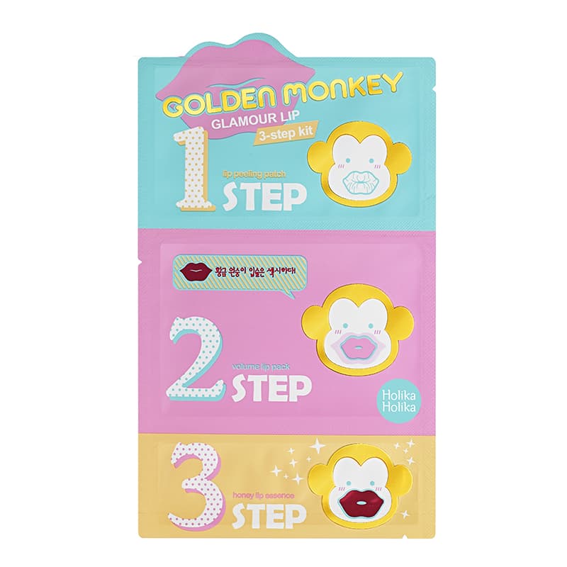 Golden Monkey Glamour Lips 3-Х Ступенчатый Набор Средств Для