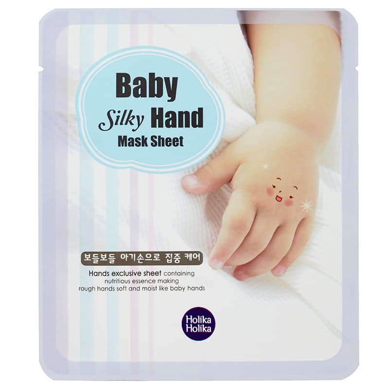Baby Silky Hand Mask Sheet Смягчающая Маска Для Рук