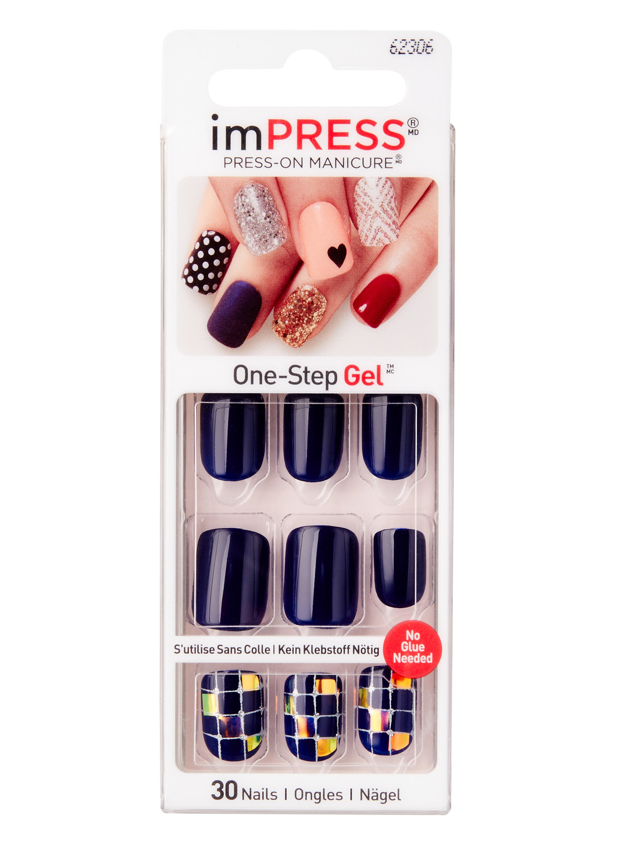 Roadway Impress Press-On Manicure Твердый Лак Блюз